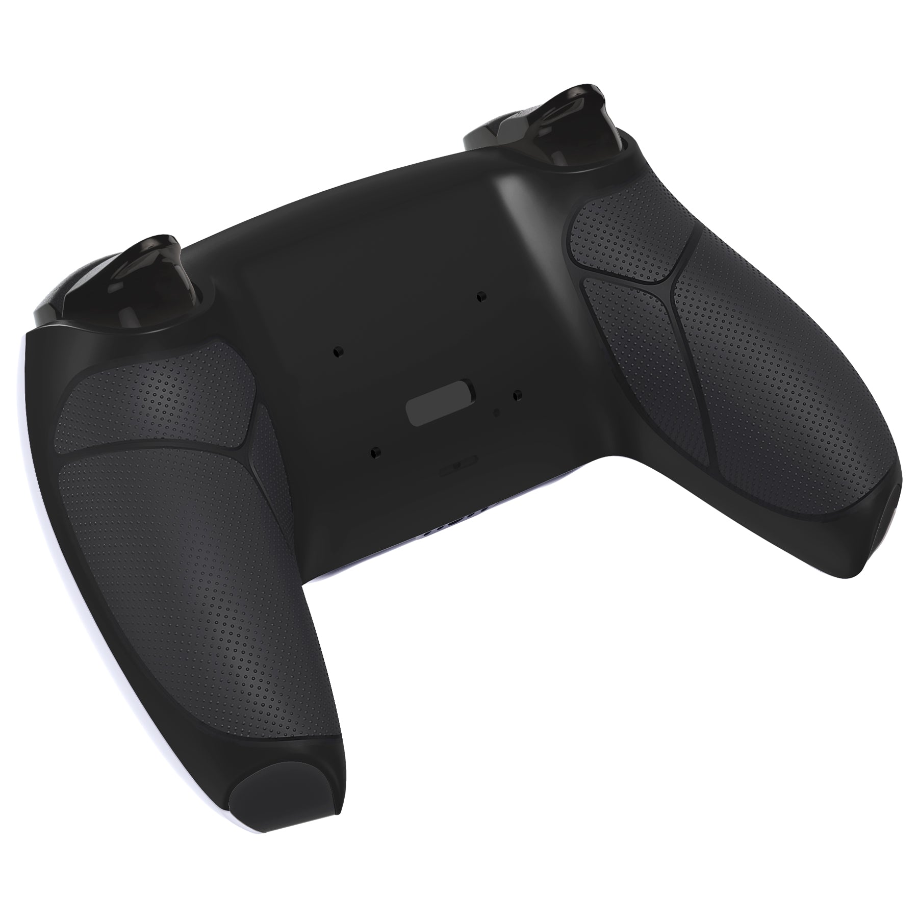 eXtremeRate Black Performance Rubberized Grip & Redesigned Back Shell for PS5 Controller - Compatible with RISE Remap Kit (Controller & Board Not Included) | Enhanced Gaming Comfort for Long Sessions | Model UPFU6001