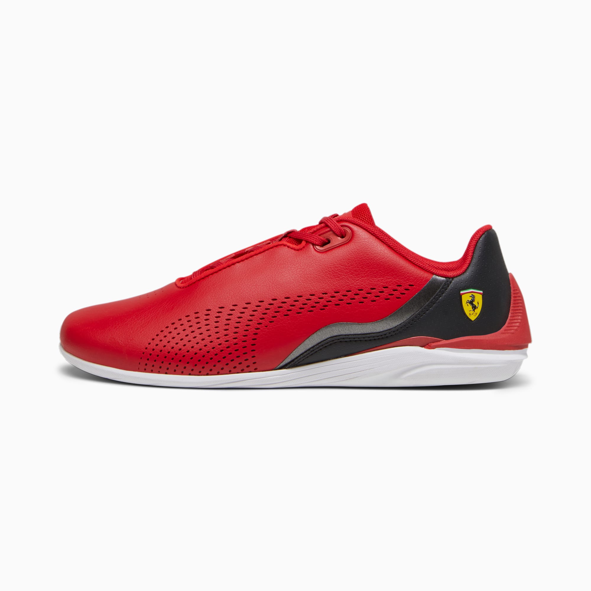 PUMA Men's Scuderia Ferrari Drift Cat Decima Motorsport Sneakers - Red/Black Racing Shoes for Men | High-Performance Driving & Casual Wear