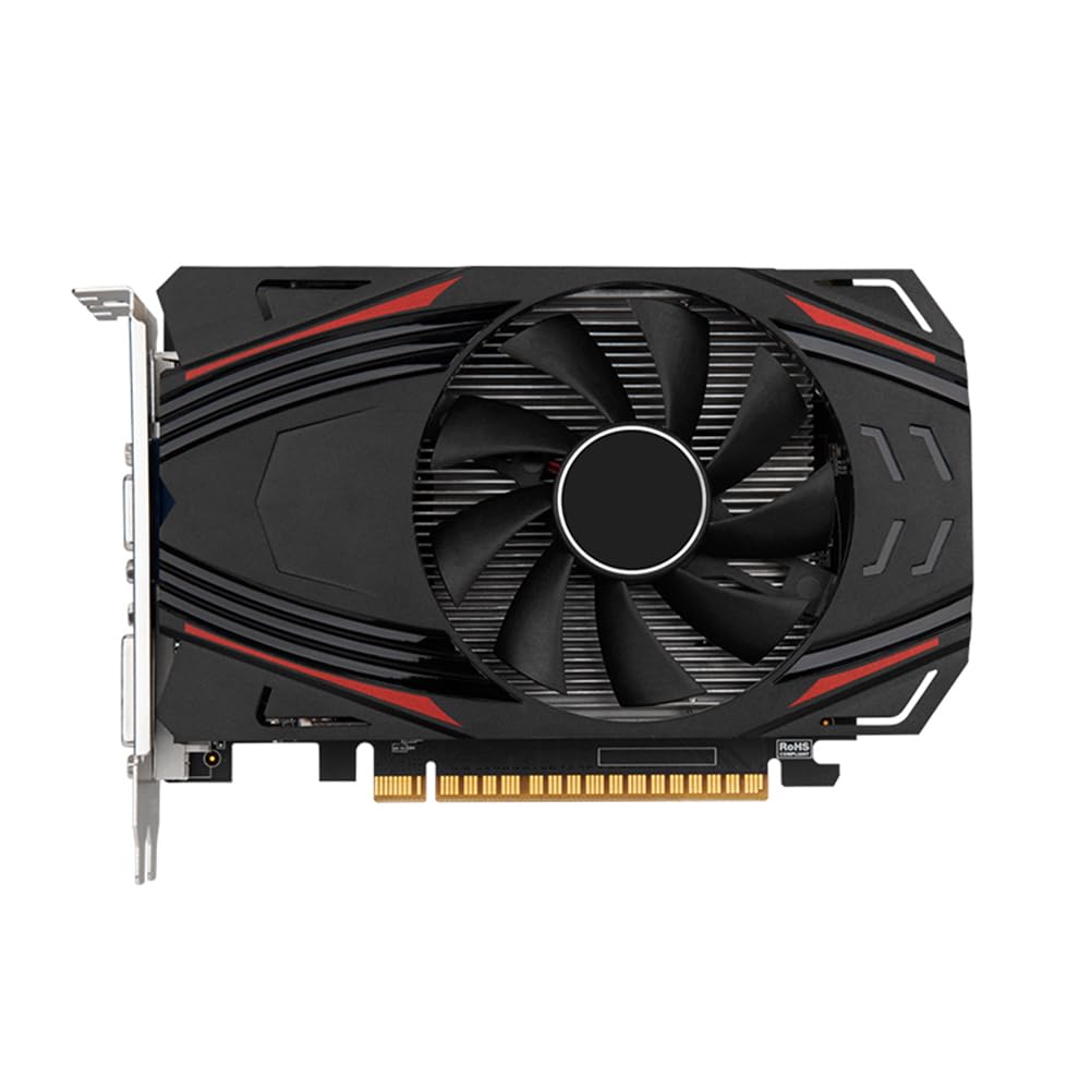 Otueidnsy GTX750TI 4GB GDDR5 Graphics Card - 1020MHz Core Clock, 1350MHz Boost, 28nm PCIe 3.0 x16 with VGA/HDMI/DVI Ports | Perfect for Gaming, Video Editing & Home Theater PCs