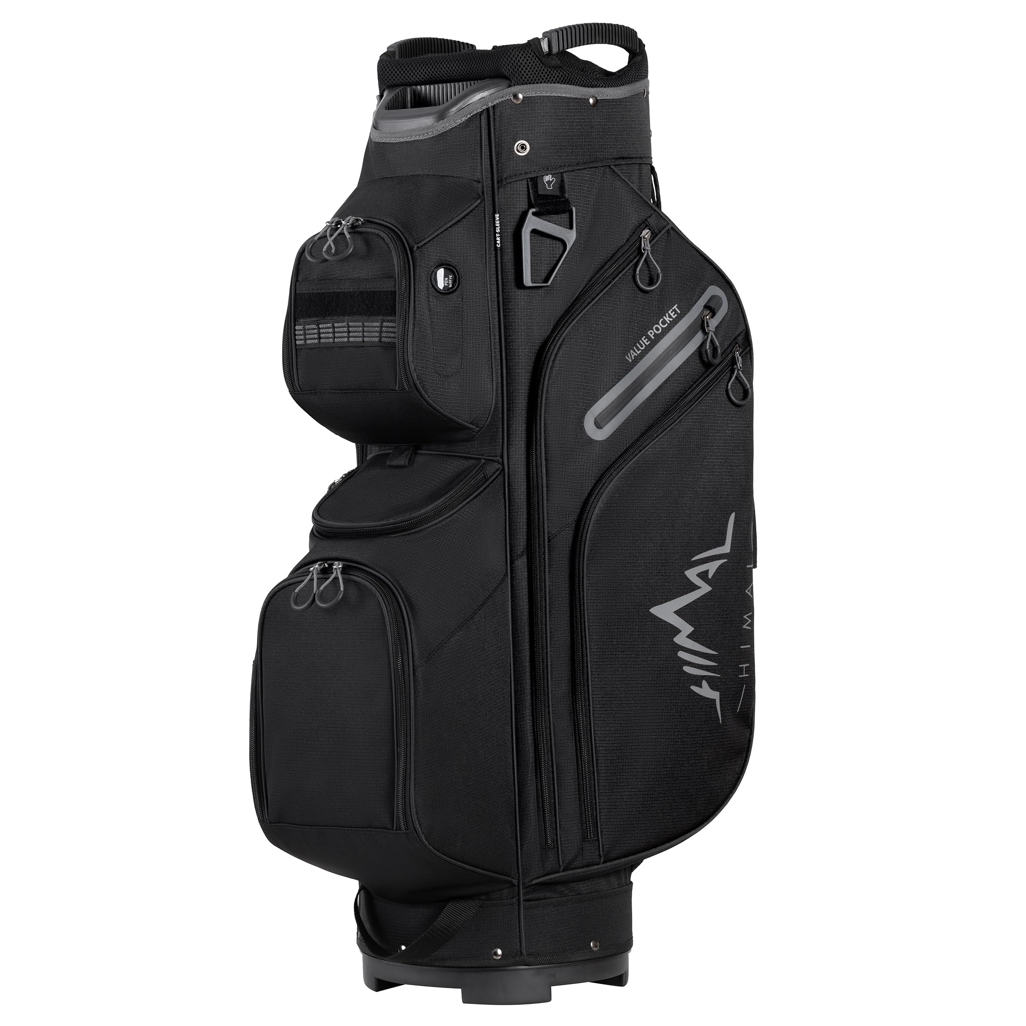 Premium 15-Way Golf Cart Bag with Padded Handles & Waterproof Rain Cover - Durable & Lightweight for Golfers - Perfect for Tournaments, Driving Range & Club Storage