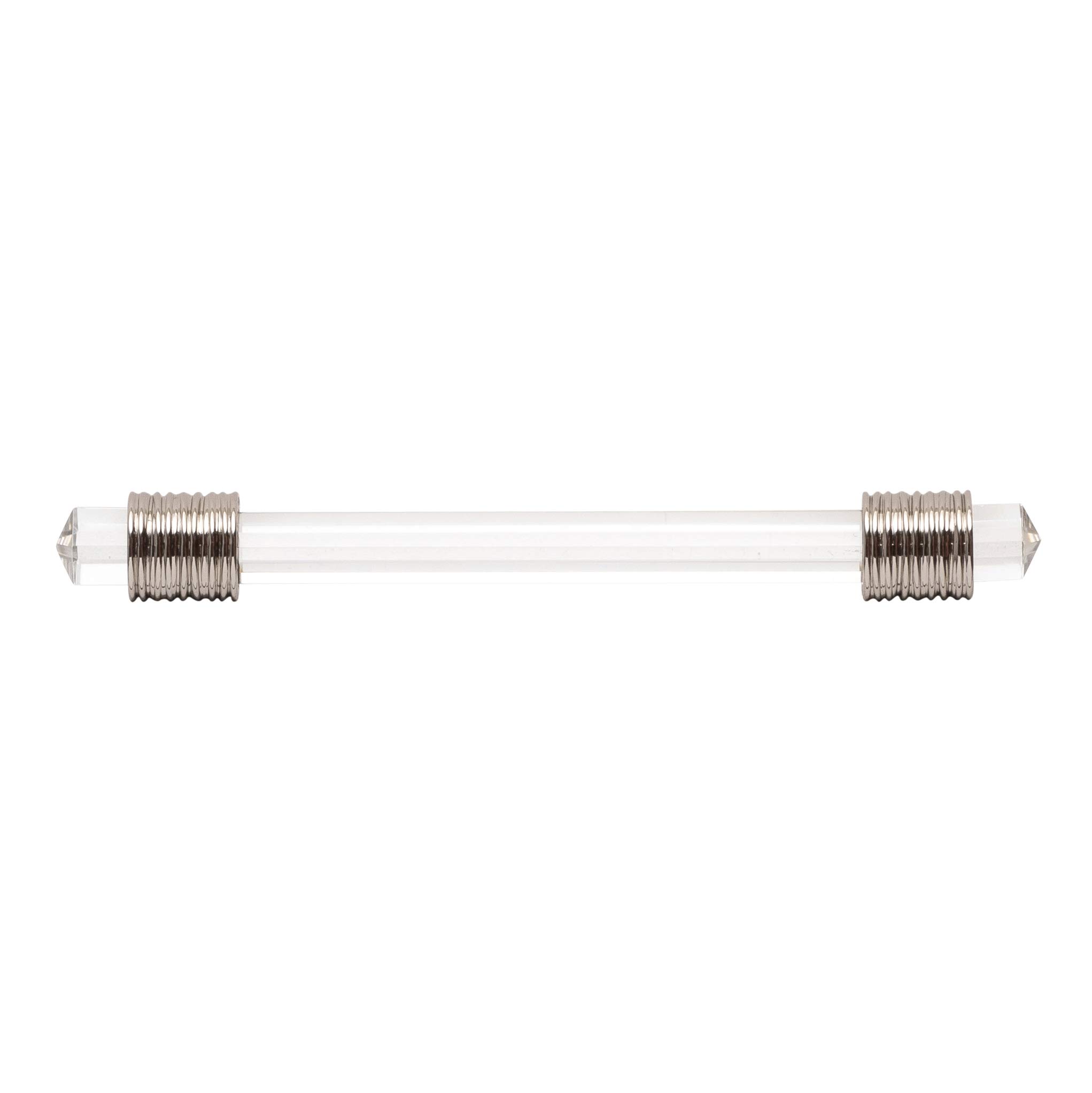 Belwith Keller 5-Pack Chrysalis Pull - Polished Nickel Cabinet & Drawer Handles with Glass Accents (5