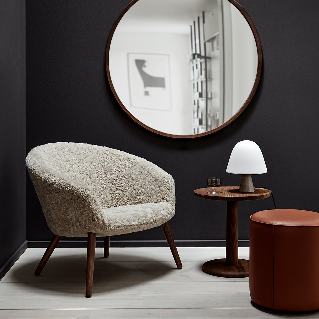 Ditzel Lounge Chair - Modern Upholstered Accent Chair for Living Room, Bedroom & Office - Comfortable Mid-Century Style Seating for Home Decor