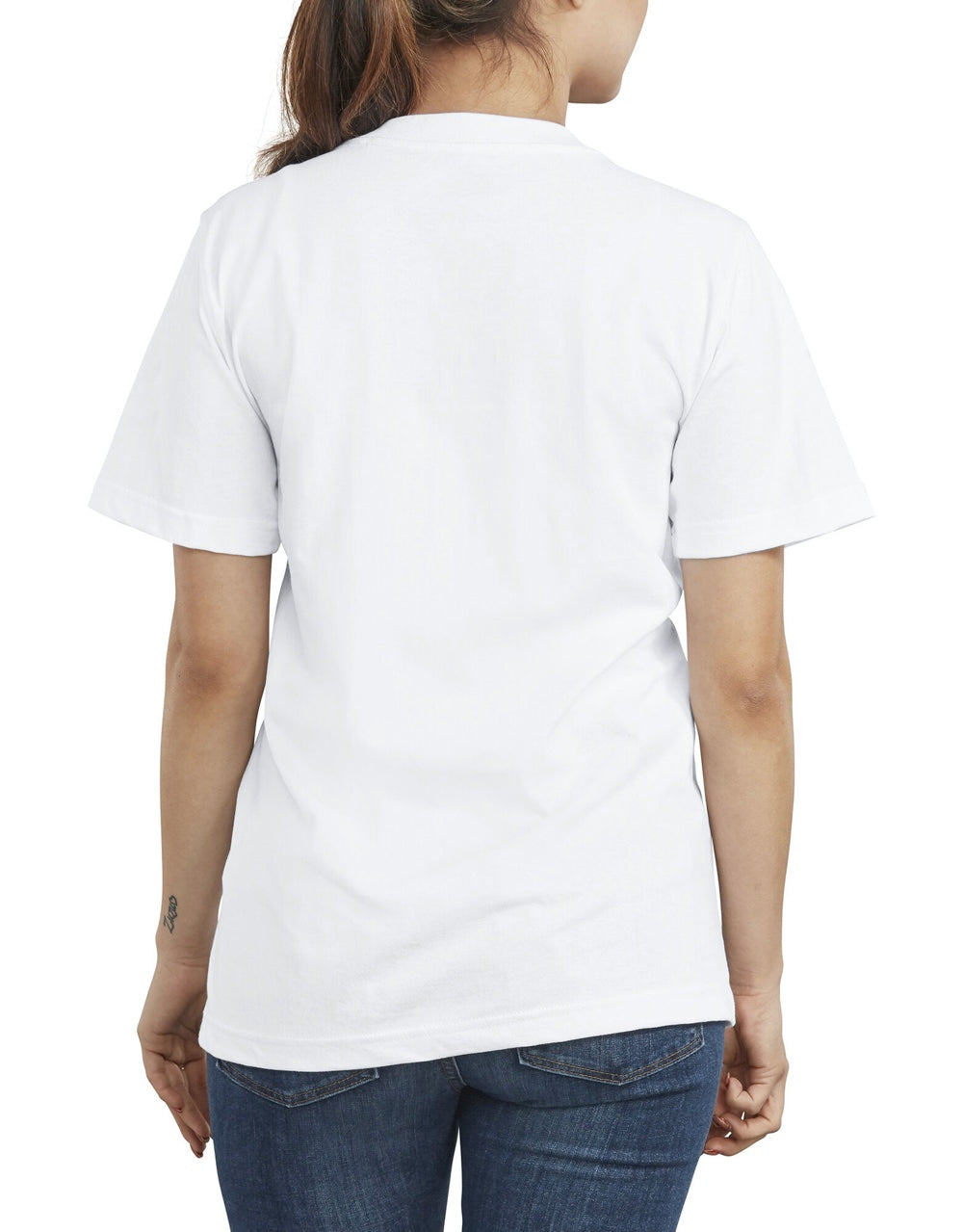 Dickies Women's Heavyweight Short Sleeve T-Shirt FS450 - White | Durable Cotton Work Shirt for Women | Perfect for Construction, Landscaping & Casual Wear