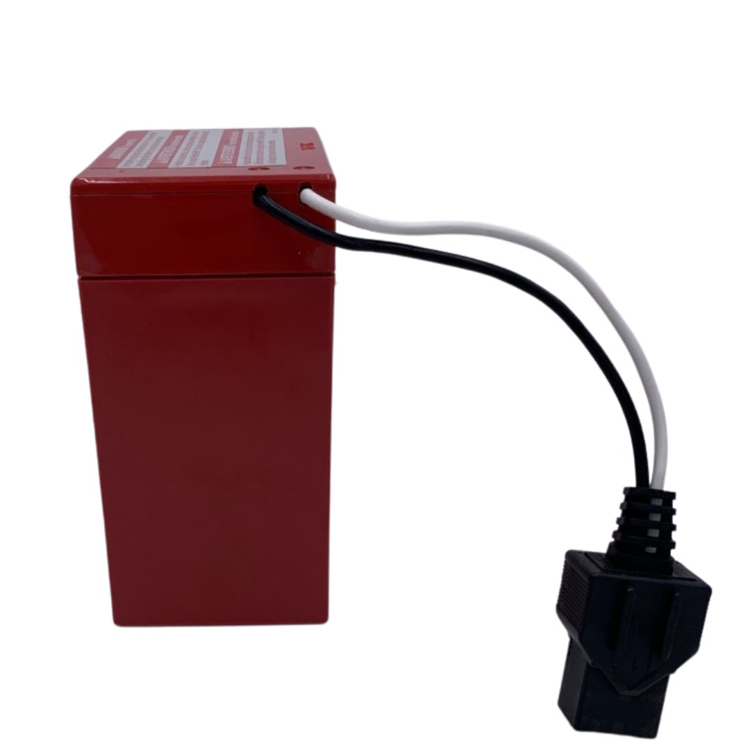 Power Wheels Red Replacement Battery - Compatible with Models 00801-0712, 0801-0051 & 74522 - Perfect for Kids Ride-On Cars & Toy Vehicles