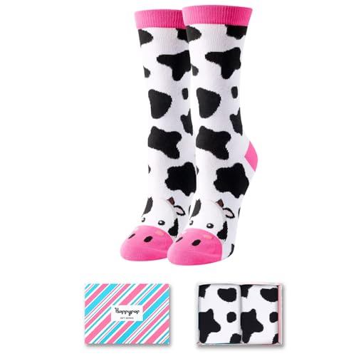 Cow Print White Pink