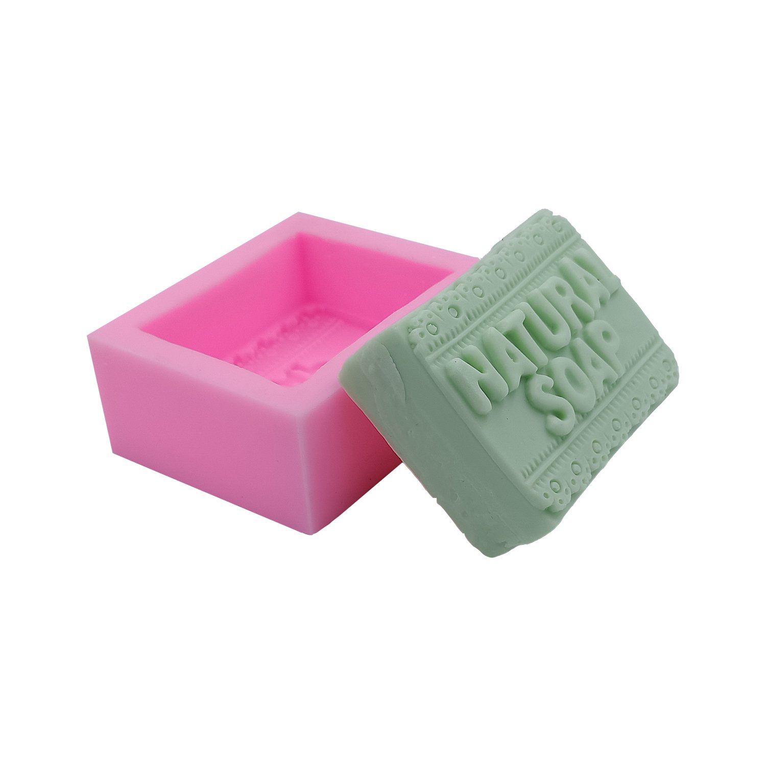 Natural Silicone Soap Molds - DIY Candle & Resin Art Craft Molds for Handmade Soap Making, Candle Pouring, Resin Jewelry & Home Decor Projects
