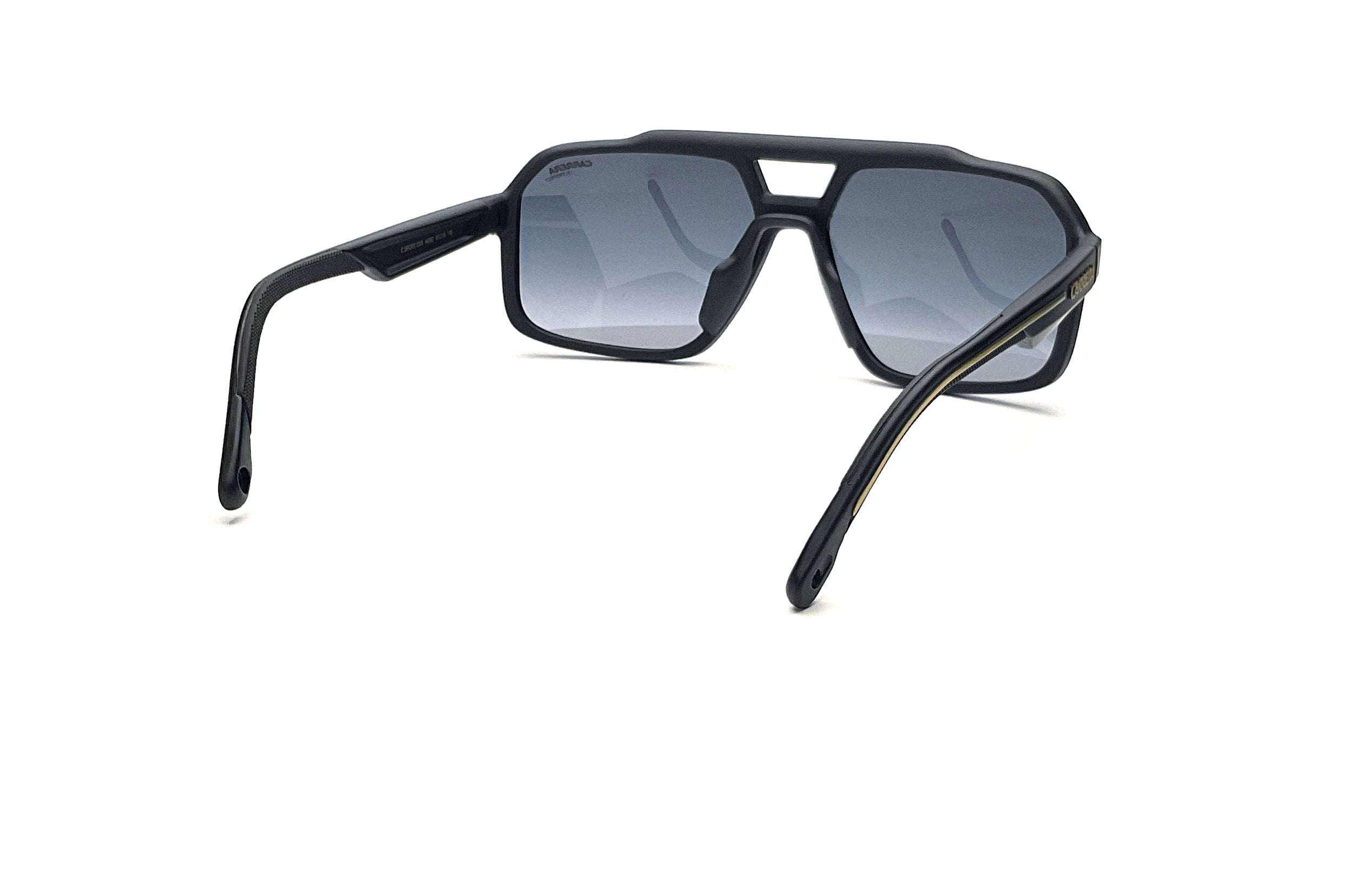 Carrera C Sport 03 Matte Black Gold Sunglasses - Polarized UV Protection Sports Sunglasses for Men & Women - Perfect for Running, Cycling, and Outdoor Activities
