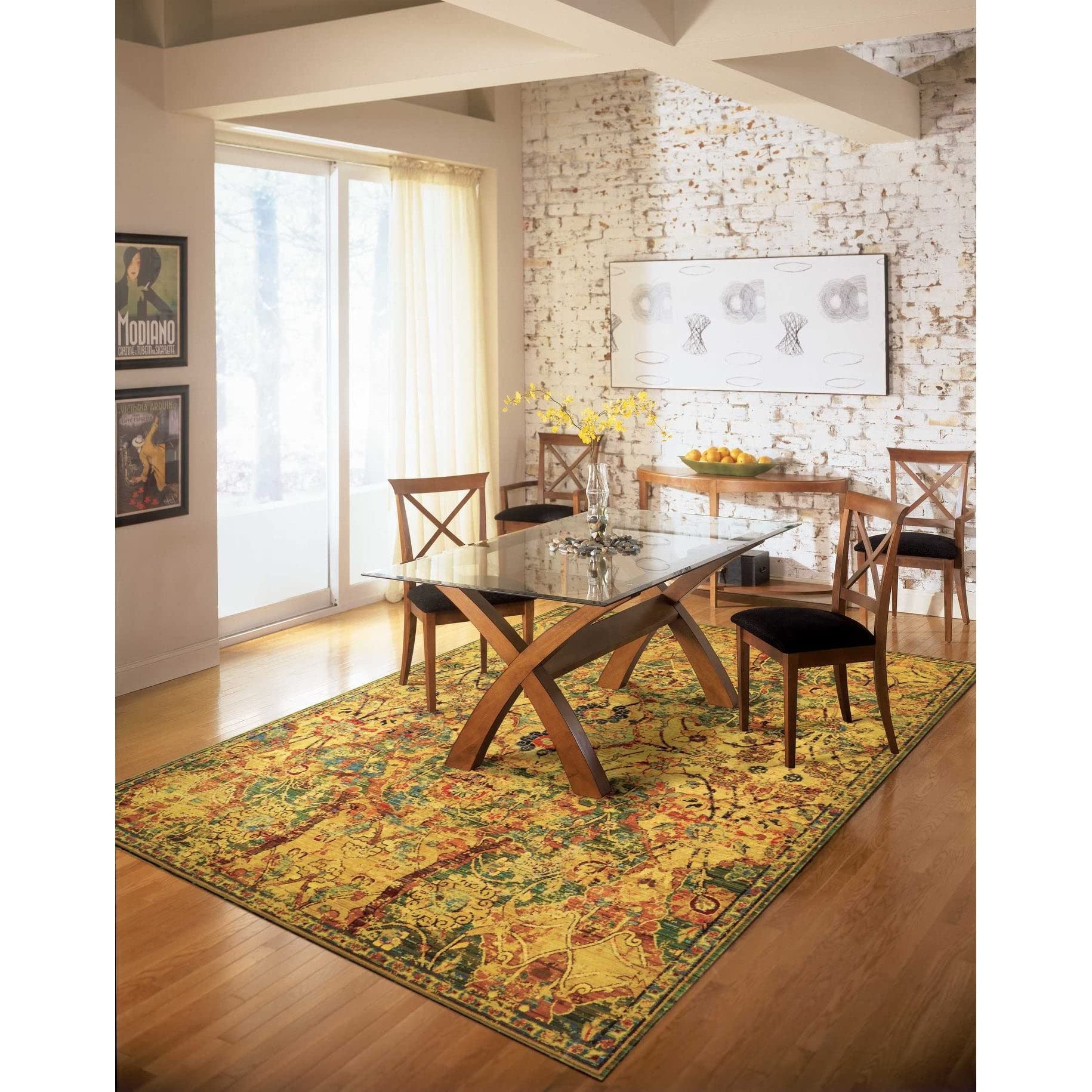 Nourison Timeless Persian Olive 5'6