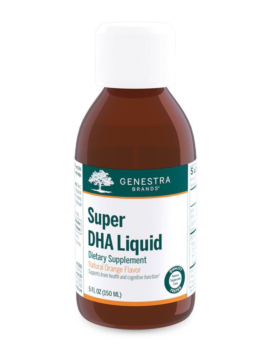 Genestra Super DHA Liquid 150ml - Premium Omega-3 Fish Oil Supplement for Brain & Heart Health - Supports Cognitive Function & Cardiovascular Wellness - Ideal for Adults & Kids Daily Nutrition