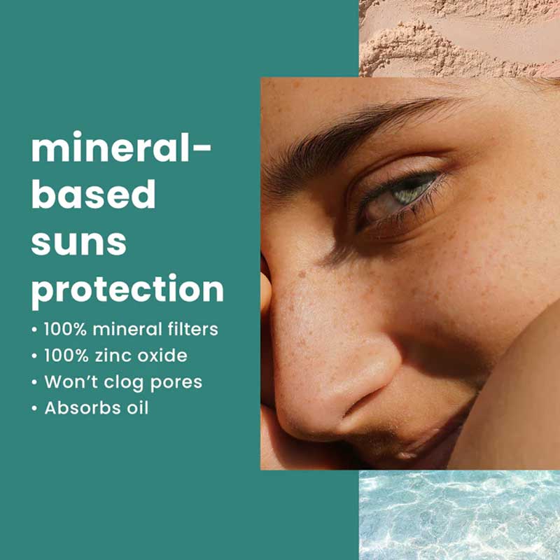 Hawaiian Tropic Mineral Brush SPF 30 Sunscreen - Lightweight, Reef-Safe, Broad Spectrum Protection for Face & Body - Perfect for Beach, Pool & Outdoor Activities