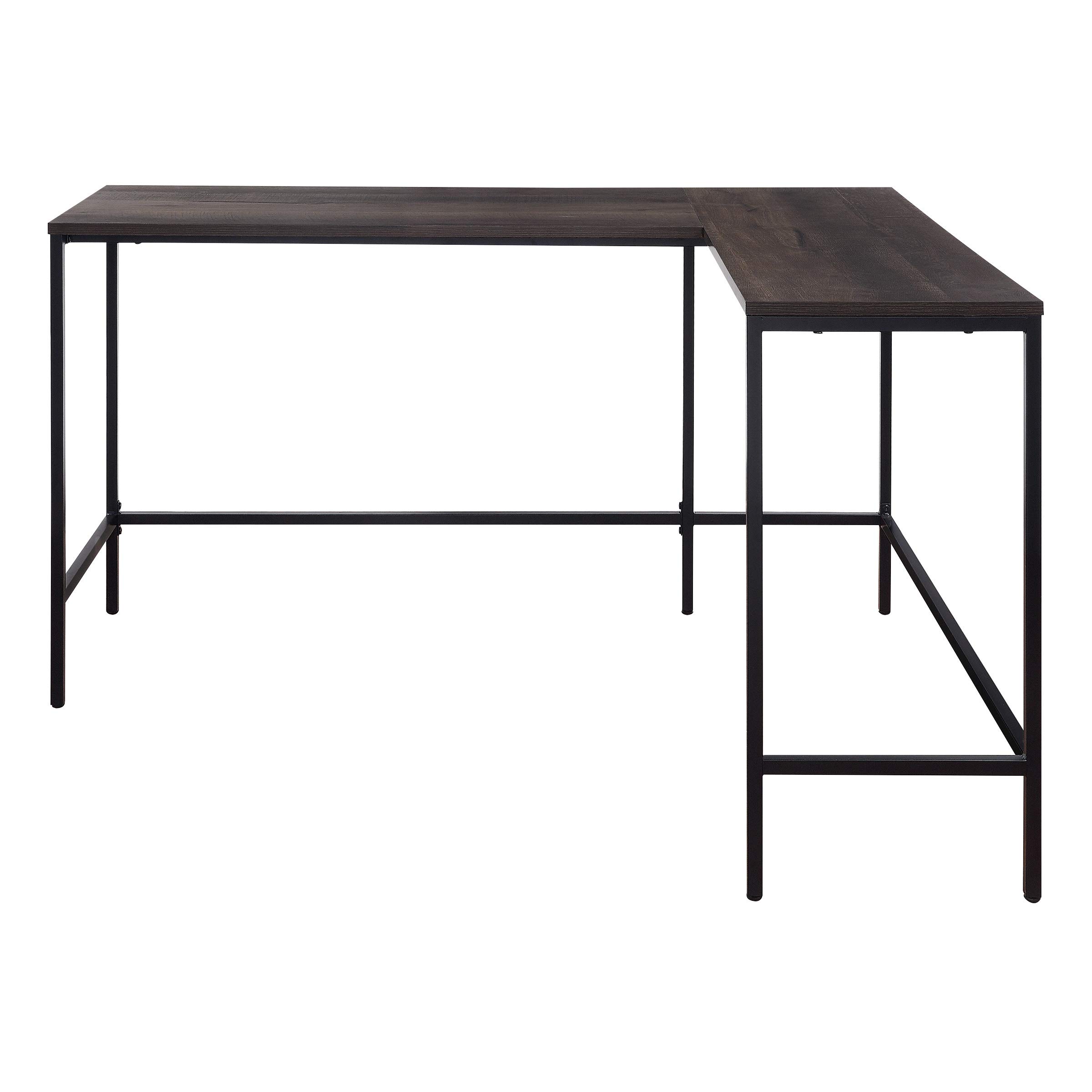 OSP Home Furnishings Modern L-Shaped Computer Desk in Ozark Ash Finish - Perfect for Home Office, Gaming Setup & Small Space Workstations