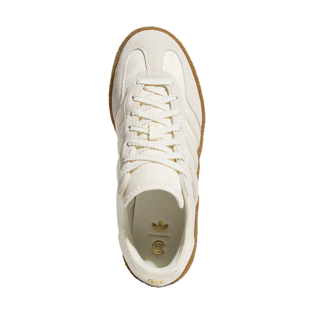 CLOT Gazelle 'Silk Cream White' Sneakers - Men's Fashion Streetwear Shoes for Casual Wear & Urban Style