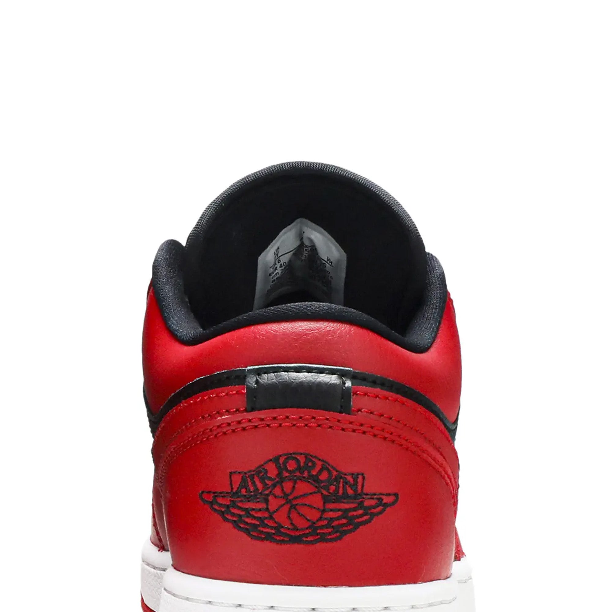 Air Jordan 1 Low 'Reverse Bred' GS Sneakers - Red & Black Basketball Shoes for Kids - Perfect for School, Sports & Casual Wear