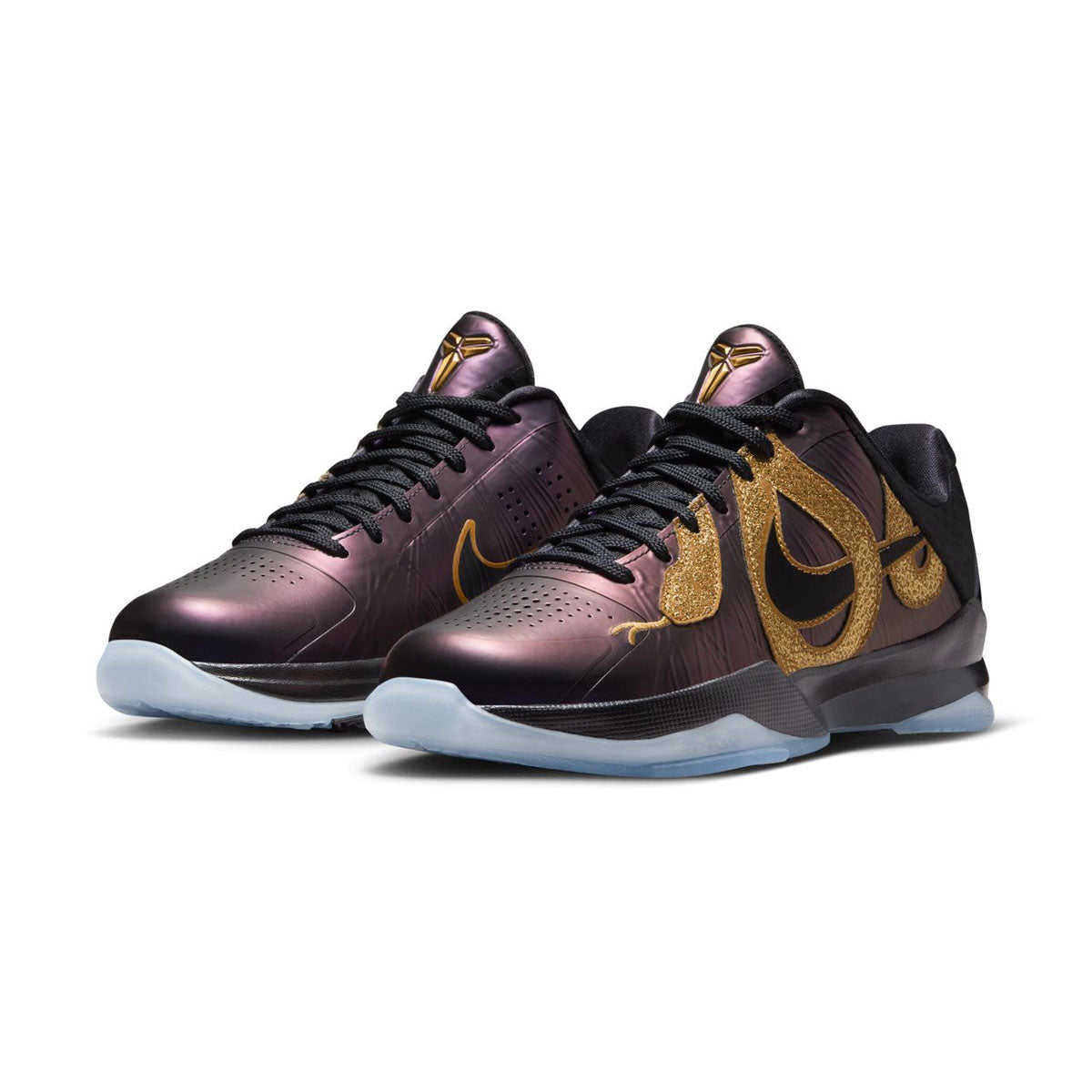 Kobe V 'Year Of The Mamba' Kids Basketball Shoes - High-Performance Youth Sneakers for Court Play & Casual Wear
