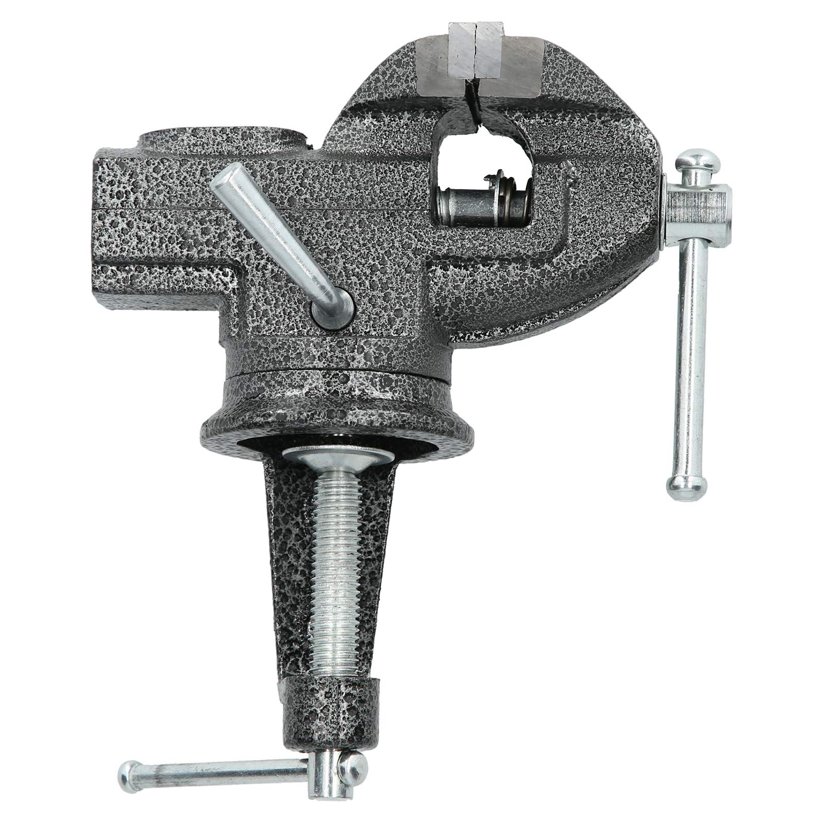 Heavy Duty Bench Vise - Industrial Grade Cast Iron Table Vise for Metalworking, Woodworking & DIY Projects | Secure Clamping for Workshops, Factories & Home Garages