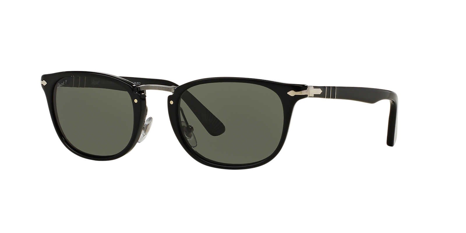 Persol PO3127S Square Sunglasses for Men – Classic Polarized UV Protection – Perfect for Driving, Travel & Outdoor Activities