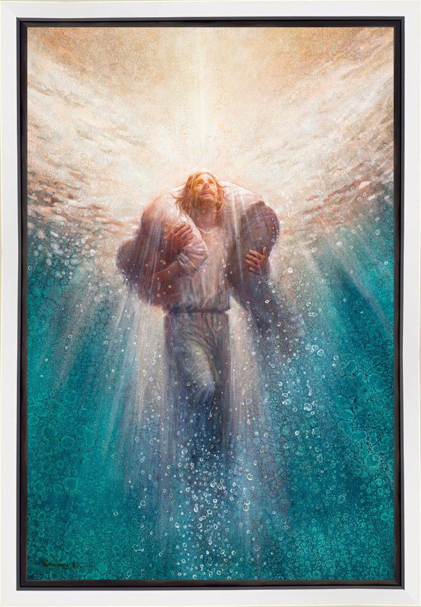 Deep Waters Gallery Wrap Canvas Art - Stunning Ocean Wave Wall Decor for Living Room, Bedroom & Office - High-Quality Printed Canvas Painting for Home & Office Decor