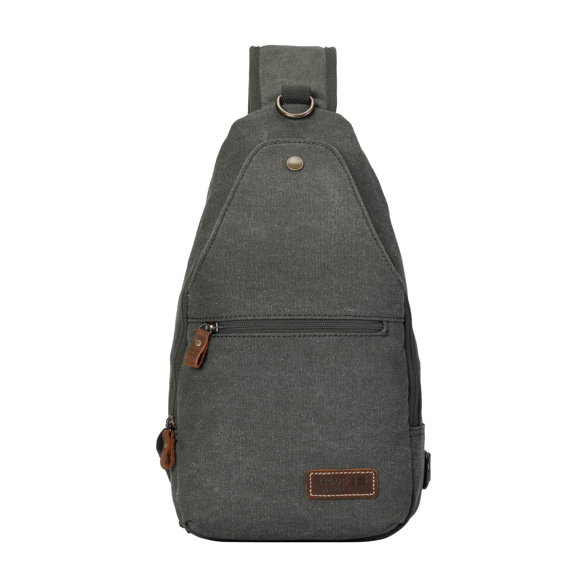 TRP0551 Troop London Classic Sling Bag - Stylish One Strap Backpack for Men & Women - Perfect for Travel, Work & Everyday Use