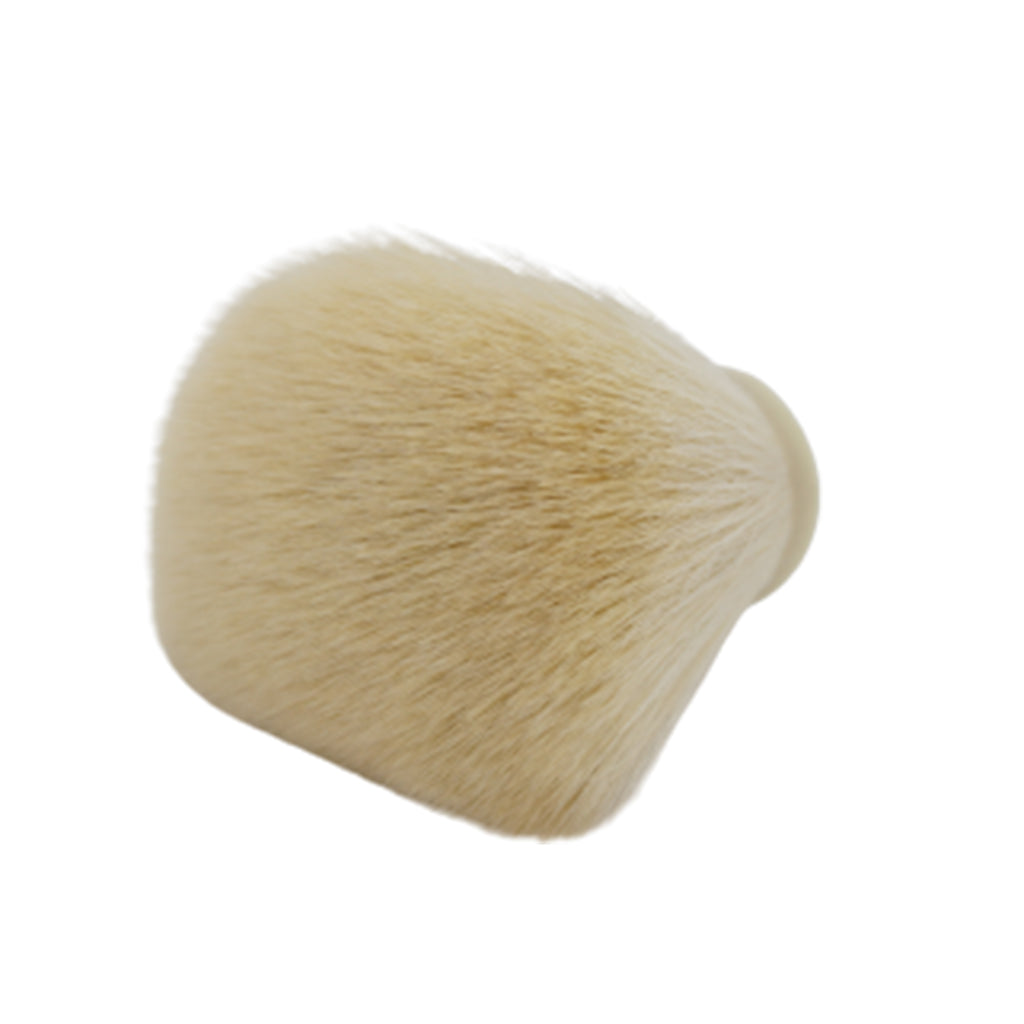 AP Shave Co. 28mm Cashmere Fan Synthetic Shaving Brush Knot (Wholesale) - Premium Soft Bristles for Wet Shaving & Grooming, Perfect for Barbershops & Home Use