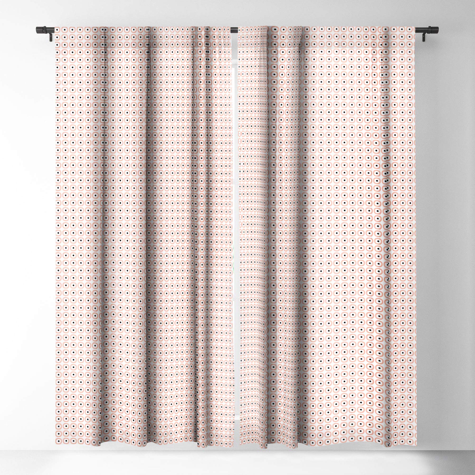 Caroline Okun Chatham Blackout Curtains - Pink 50x84 Inch Thermal Insulated Drapes for Bedroom & Living Room - Blocks Light & Noise, Energy Efficient Window Treatment