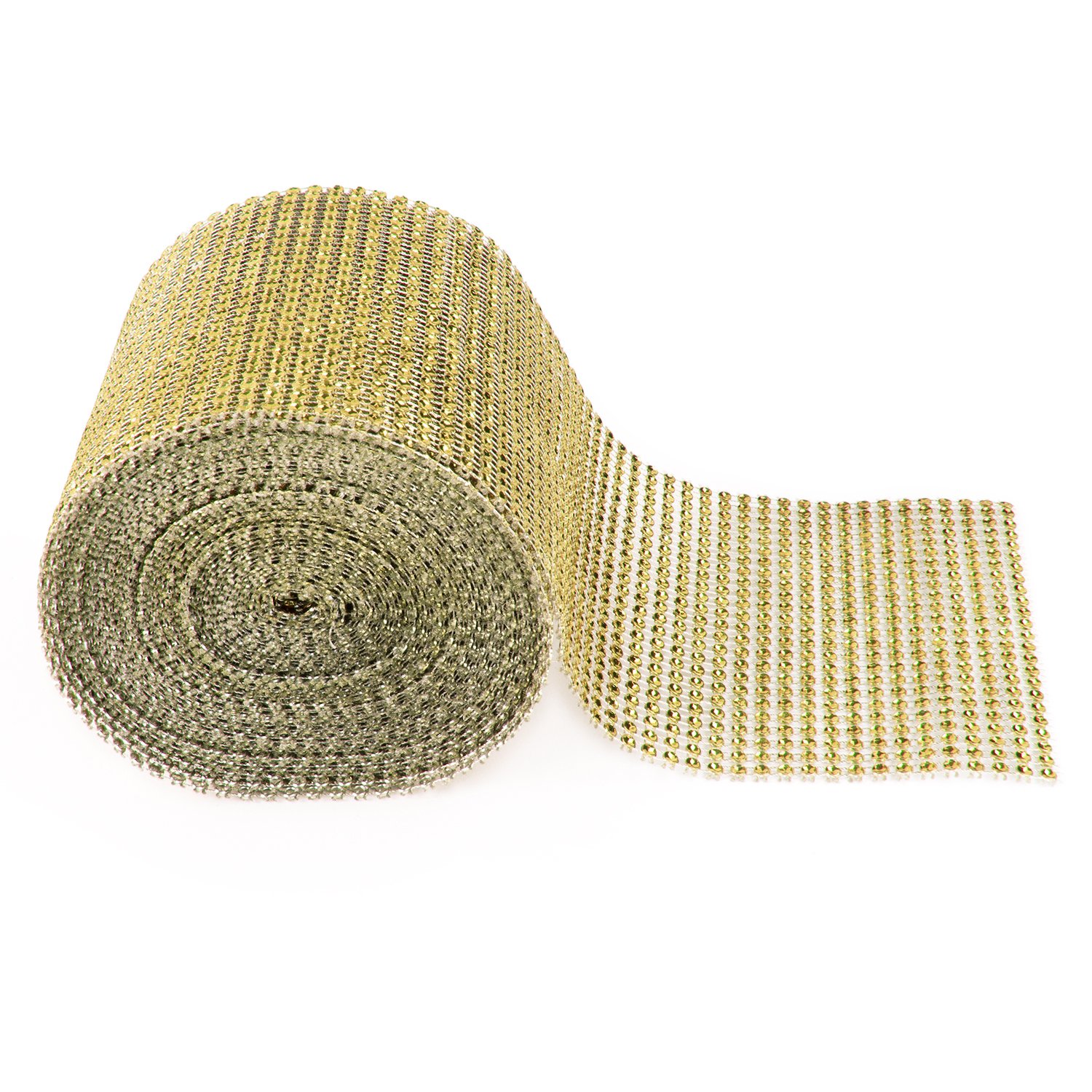 Sparkling Rhinestone Mesh Ribbon - 4.75