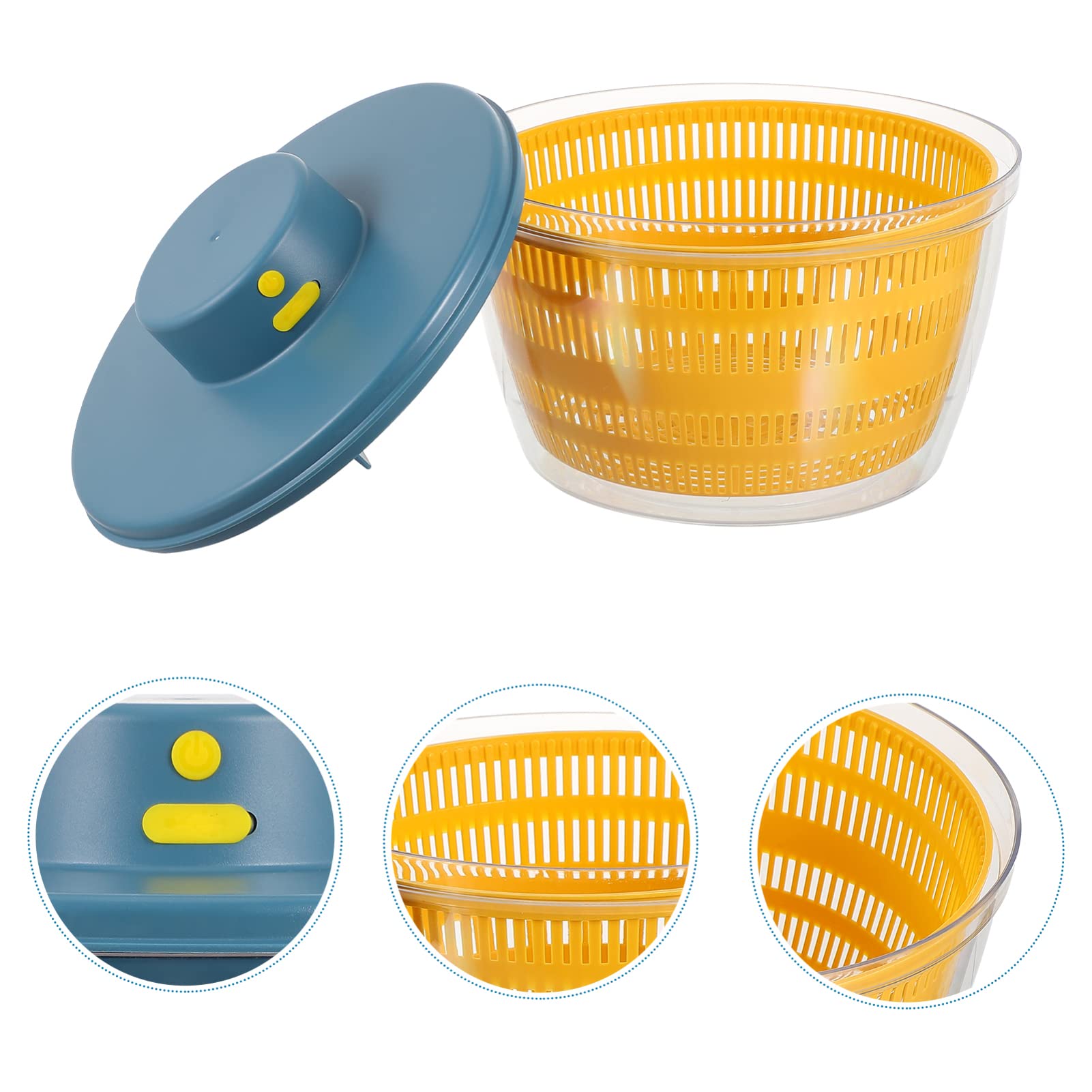 Beaupretty 1-Piece Electric Vegetable Dehydrator & Food Dryer Machine - Portable Fruit, Meat, Salad Blender with Strainer Basket - Perfect for Home Kitchen, Camping & Healthy Snack Preparation
