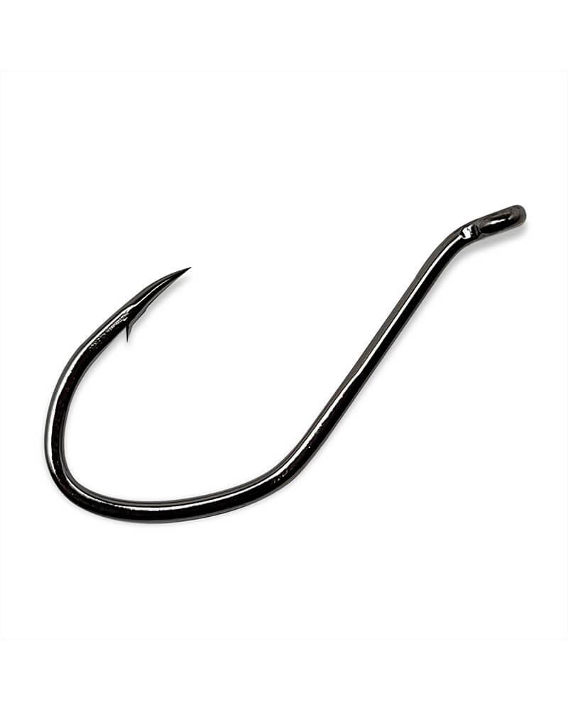 Gamakatsu Big River Bait Hooks NS Black - Strong Sharp Fishing Hooks for Freshwater & Saltwater Fishing - Perfect for Bass, Trout, and Catfish Angling