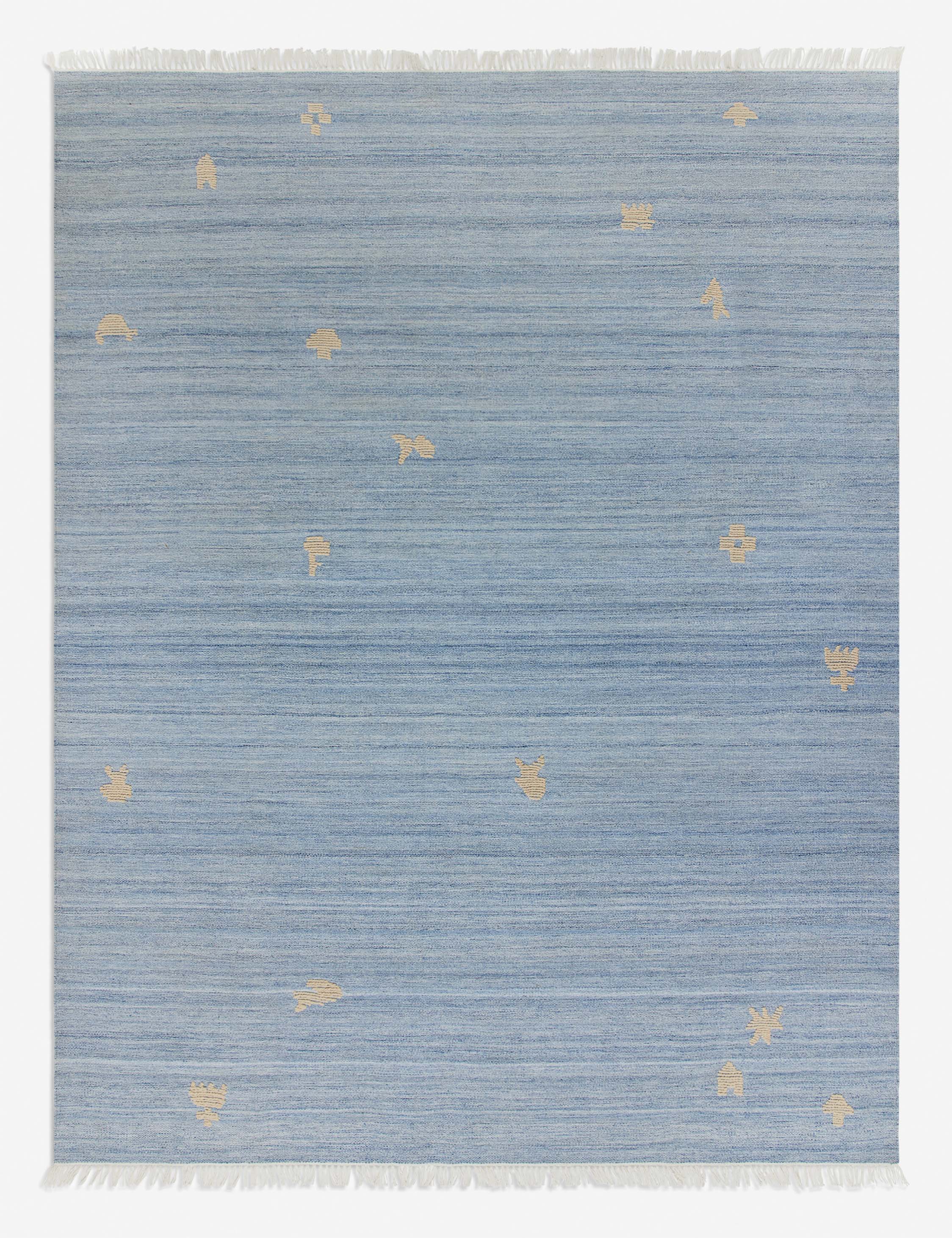 Sarah Sherman Samuel Forest Indoor/Outdoor Rug Swatch - 12x12 Inches - Waterproof & Durable for Patio, Deck, or Living Room Decor