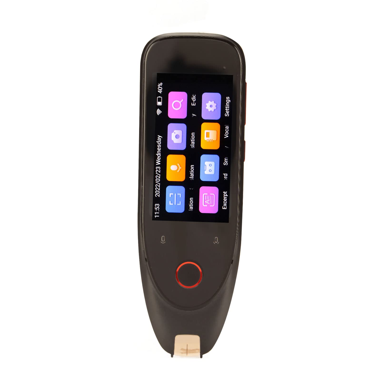 Scanning Translation Pen - Smart Portable Voice Translator with 112 Languages, Online/Offline Translation, Photo Translation, Text Extraction & Electronic Dictionary - Perfect for Travel, Business Meetings & Language Learning