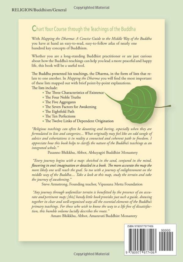 Mapping the Dharma: A Concise Guide to Buddha's Middle Way - Perfect for Meditation, Mindfulness & Spiritual Growth