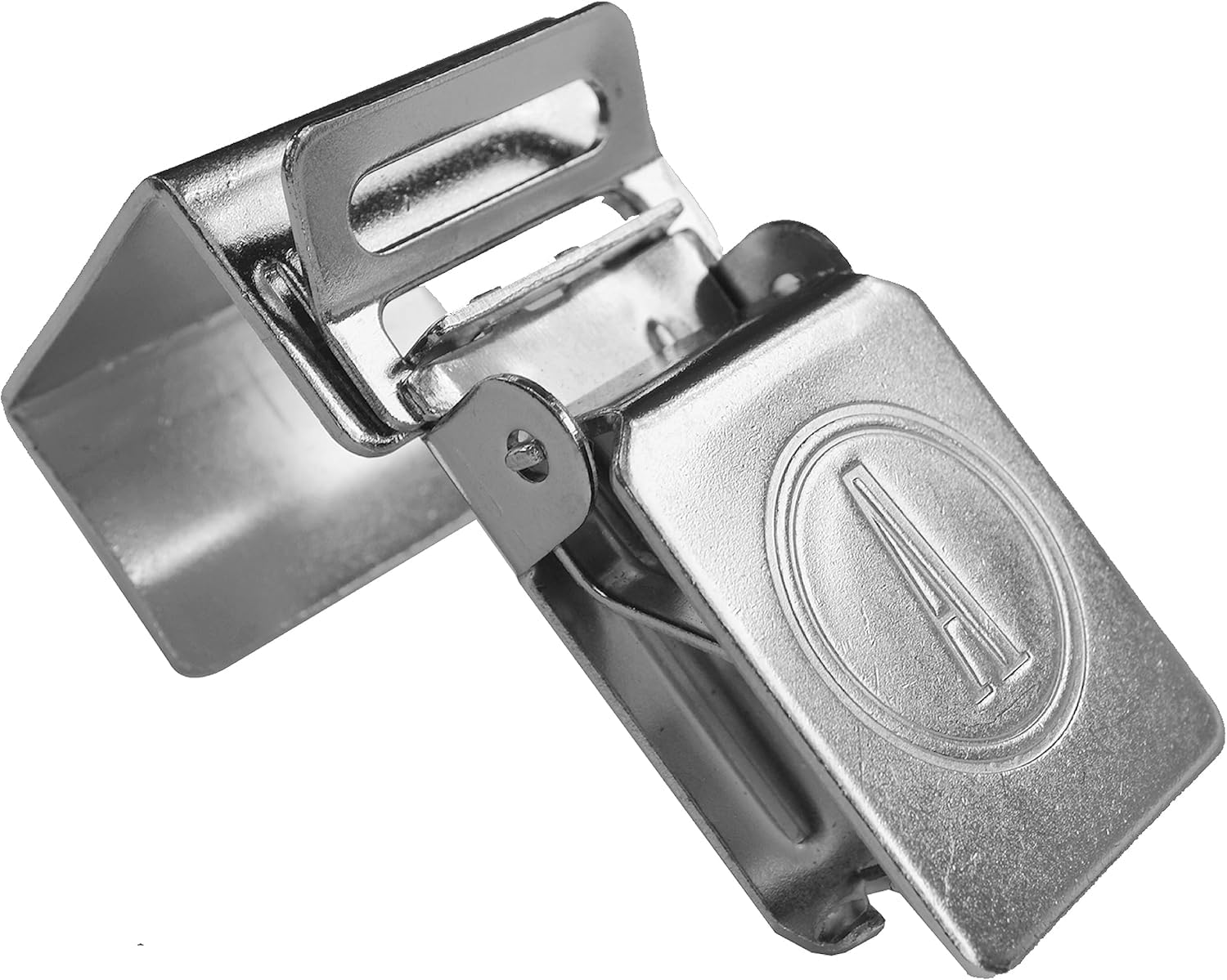 Heavy Duty Alligator Rug Clips for Large Rugs - 1 Inch Square Rod Compatible - Silver (10 Pack) - Perfect for Rug Display on Arms, Racks & Showroom Walls