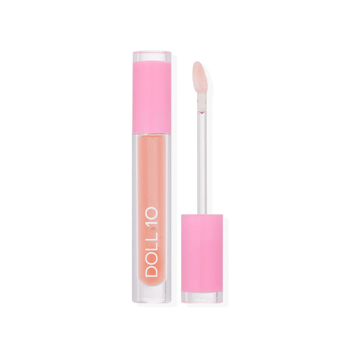 Doll 10 Perfect Pout Plumping Lip Oil with Arnica & Peptides - Hydrating & Volumizing Lip Treatment for Dry Lips - Perfect for Daily Use & Special Occasions
