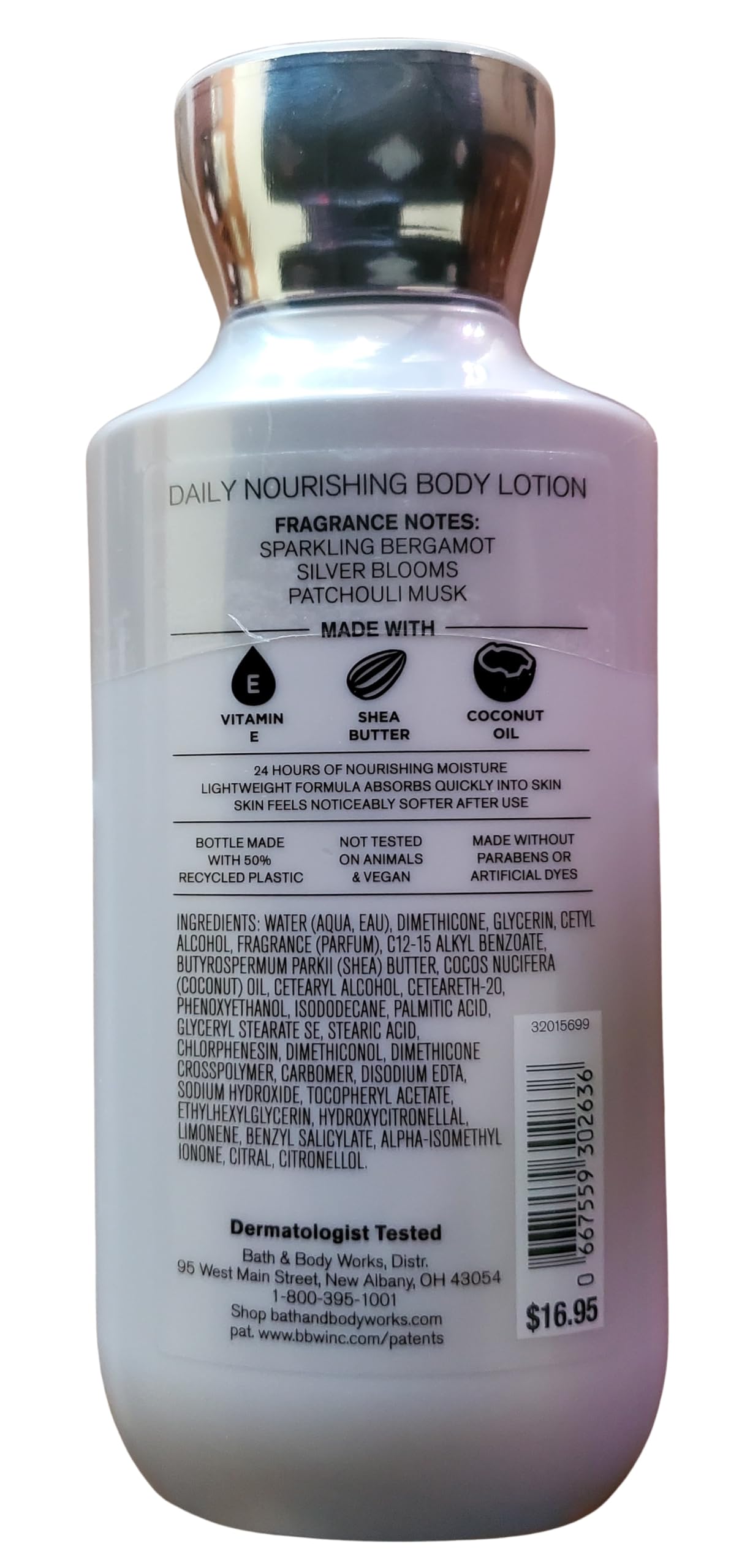 Bath & Body Works Platinum Body Lotion 8oz (Pack of 2) - Ultra Hydrating Moisturizer for Dry Skin | Perfect for Daily Use & Gift Giving