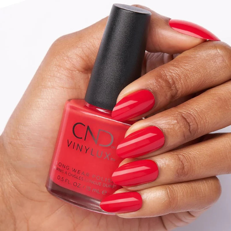 CND Vinylux Long Wear Nail Polish - Hot or Knot 15ml - Lasting Gel-Like Shine for Manicures & Pedicures - Perfect for Salons, Home Use & Special Occasions