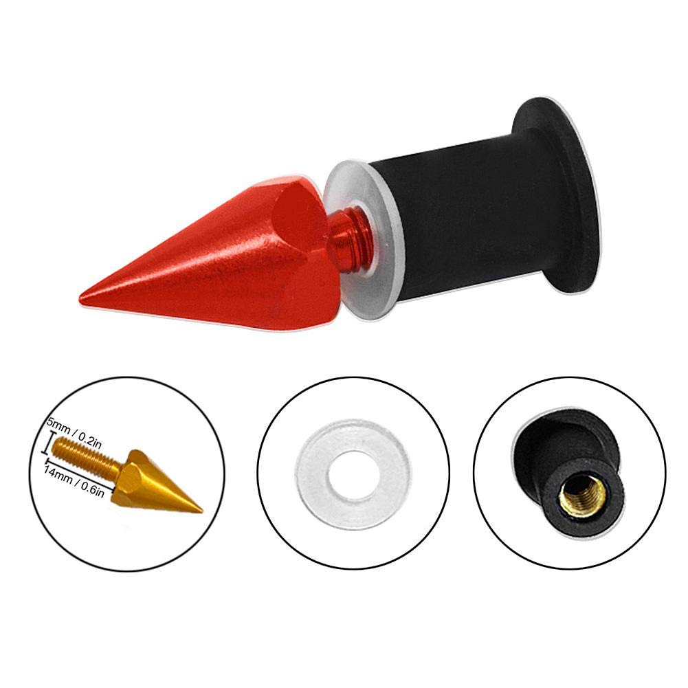 **Akozon M5 Screws Nuts Motorcycle Windshield Wind Screen Modification Kit (Red) - Durable Accessories for Harley, Honda, Yamaha & More - Perfect for Off-Road, Touring & Custom Bike Upgrades**