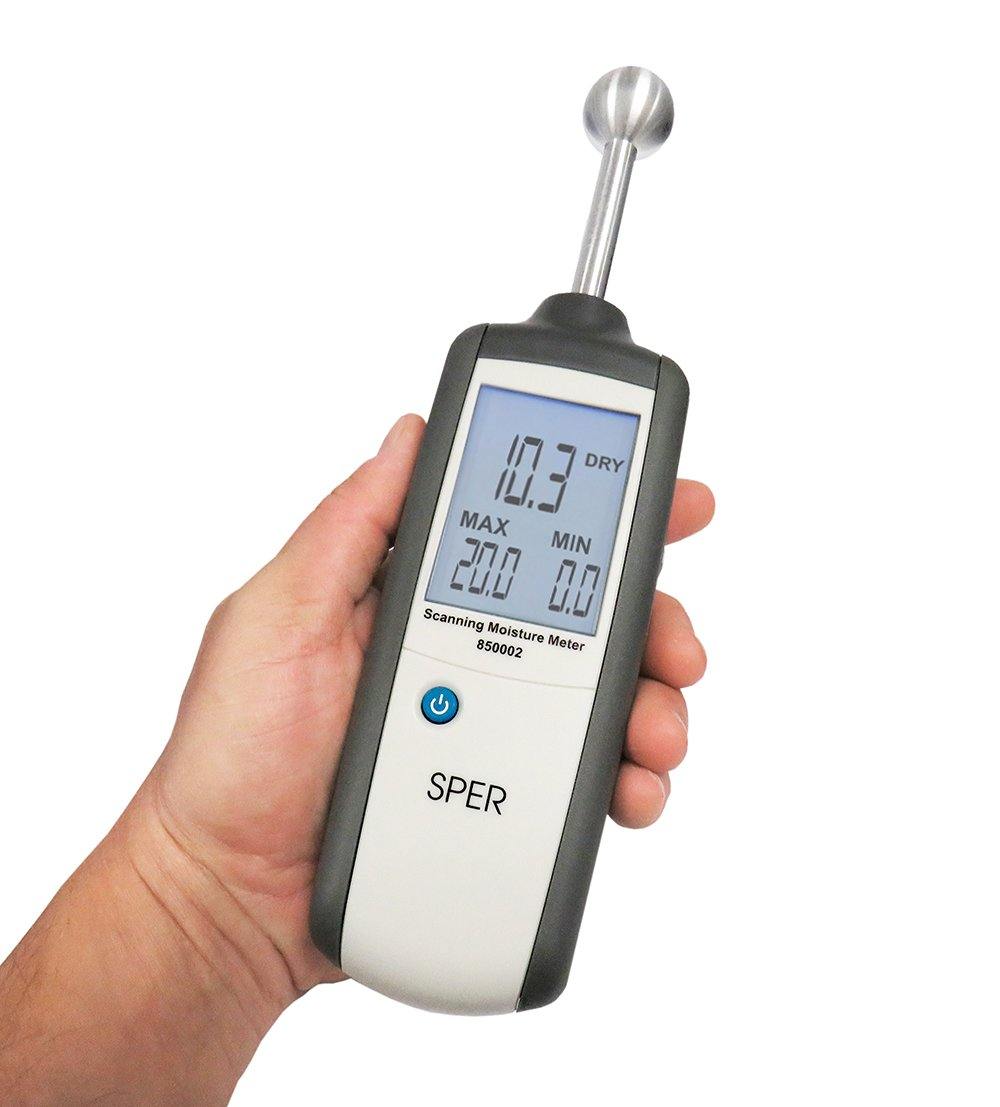 Digital Moisture Meter for Wood, Concrete & Drywall - Accurate Hygrometer for Home, Construction & DIY Projects | Ideal for Flooring, Walls & Building Materials