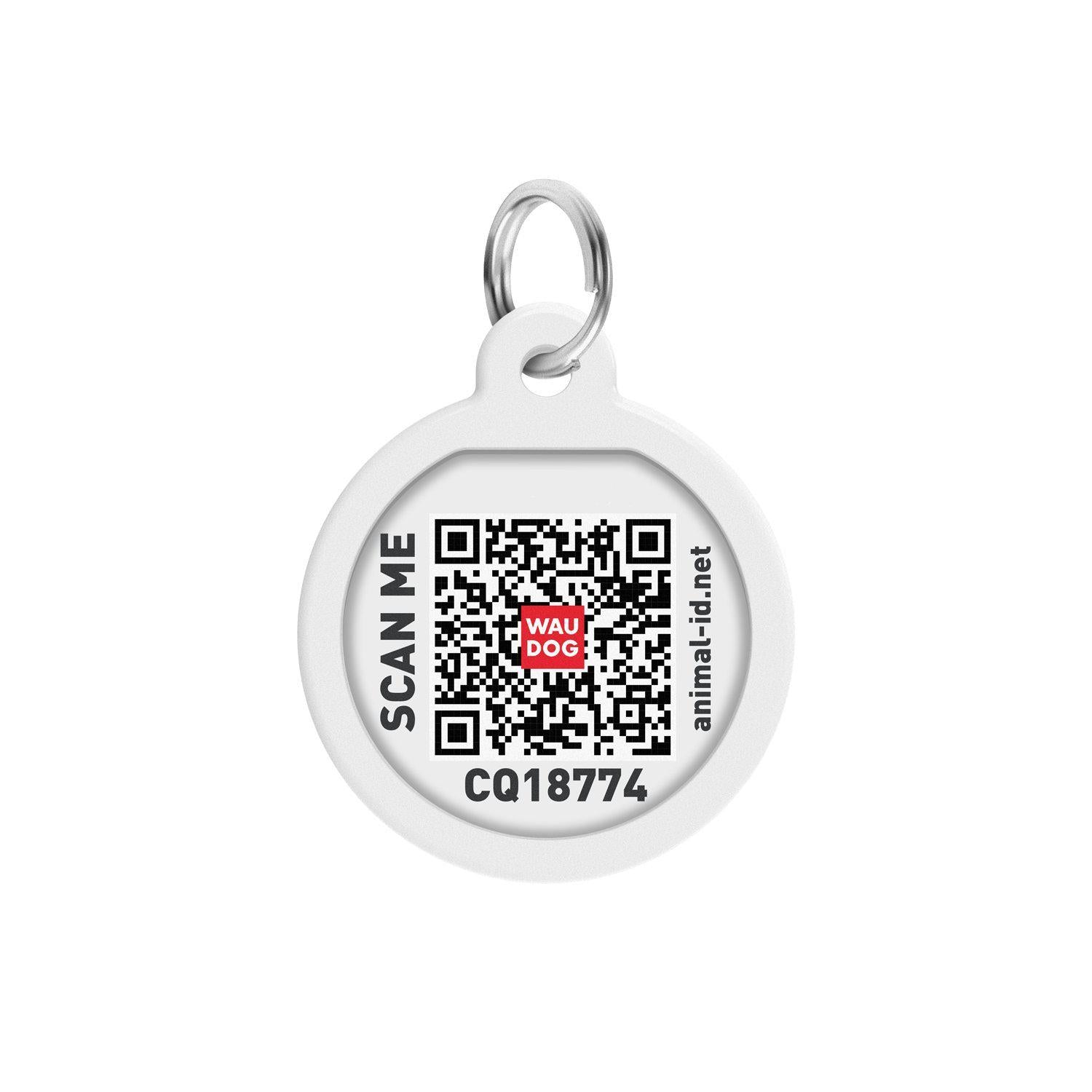 SmartID QR Passport Tag - Waterproof & Durable Pet ID Tag for Dogs & Cats - Perfect for Travel, Hiking & Daily Safety Tracking