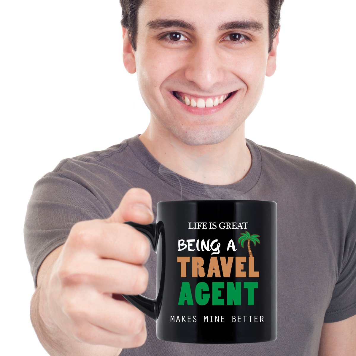 11 oz Travel Agent Coffee Mug - Funny Gift for Travel Agents - Perfect for Office Use, Travel Enthusiasts & Appreciation Gifts
