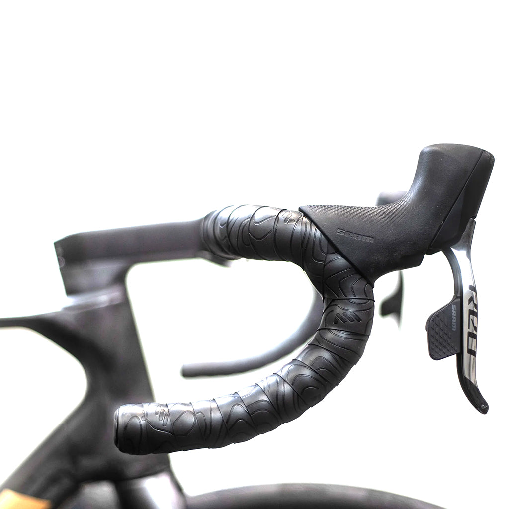 Premium All-Mountain Style Sterrato Bar Tape - Black | Comfortable & Durable Bike Handlebar Grip for Road, Gravel & Mountain Biking