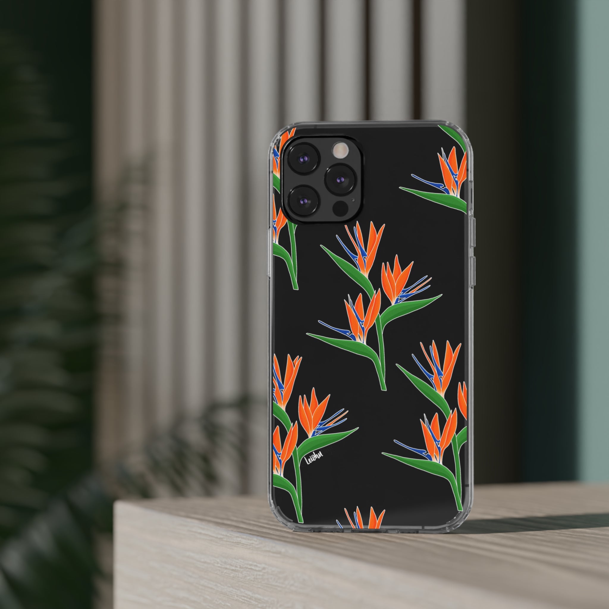 Bird of Paradise Clear Phone Case - Durable Protective Cover for iPhone & Samsung - Perfect for Nature Lovers & Tropical Style