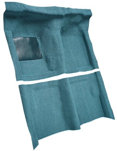 1963-1965 Ford Falcon 2 Door Hardtop Custom Fit Automotive Carpet - Premium 80/20 Loop Pile (Red 515) for Classic Car Restoration & Interior Upgrade