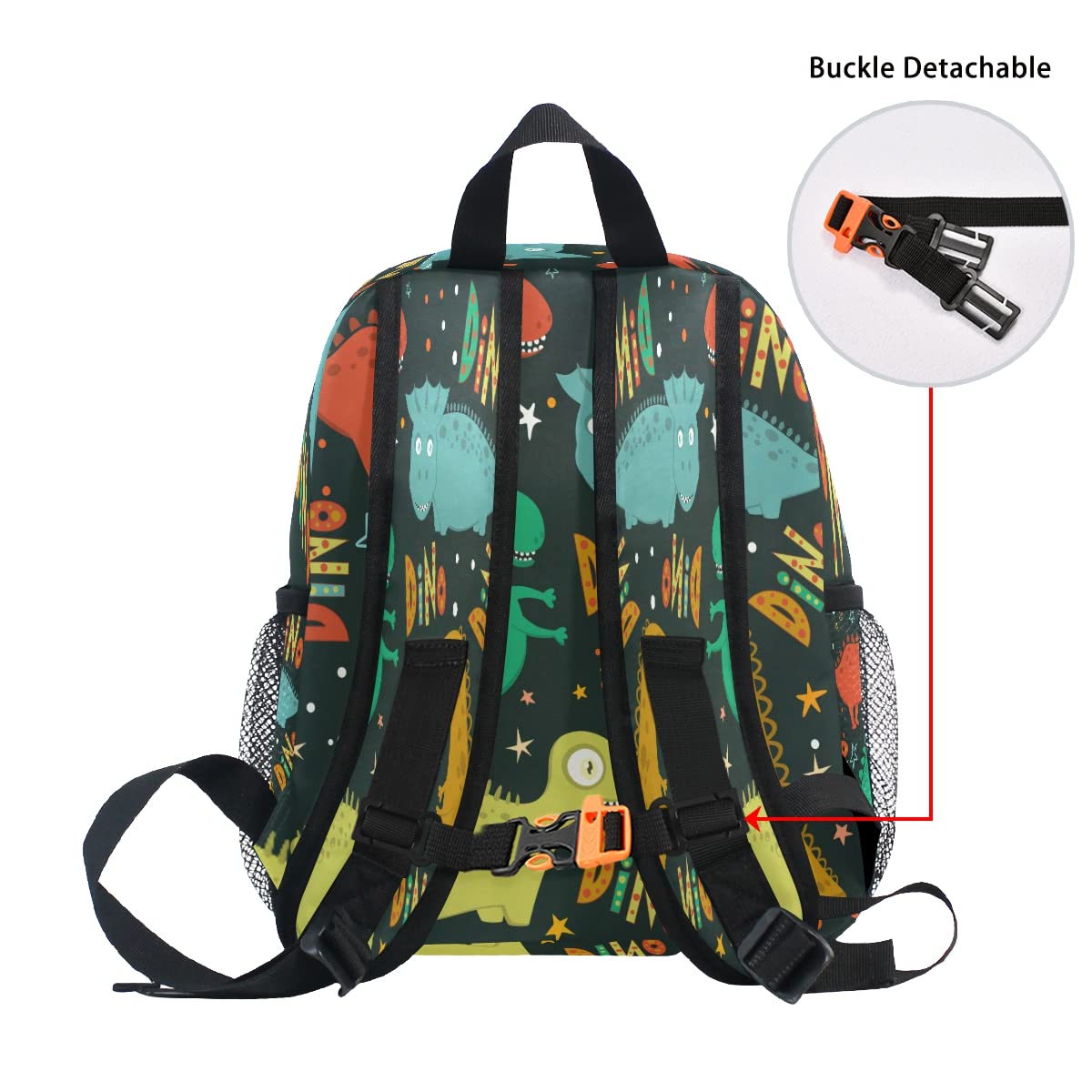 Dinosaur Kids Backpack for Toddlers - School & Travel Bag for Boys & Girls