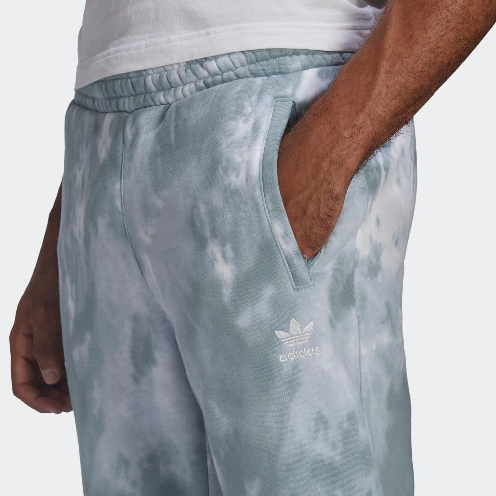 Adidas Originals Men's Adicolor Essentials Trefoil Tie-Dye Sweatpants | Casual Lounge Pants for Men | Perfect for Gym, Running & Streetwear Fashion