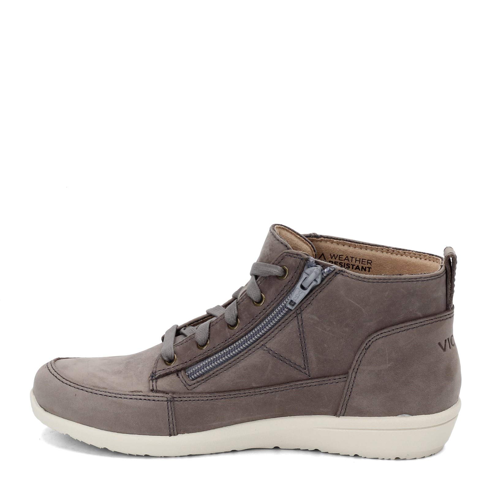 Vionic Women's Magnolia Shawna High Top Booties - Supportive Chukka Walking Shoes with Orthotic Arch Support & Three-Zone Comfort Technology | Perfect for Work, Travel & Everyday Wear