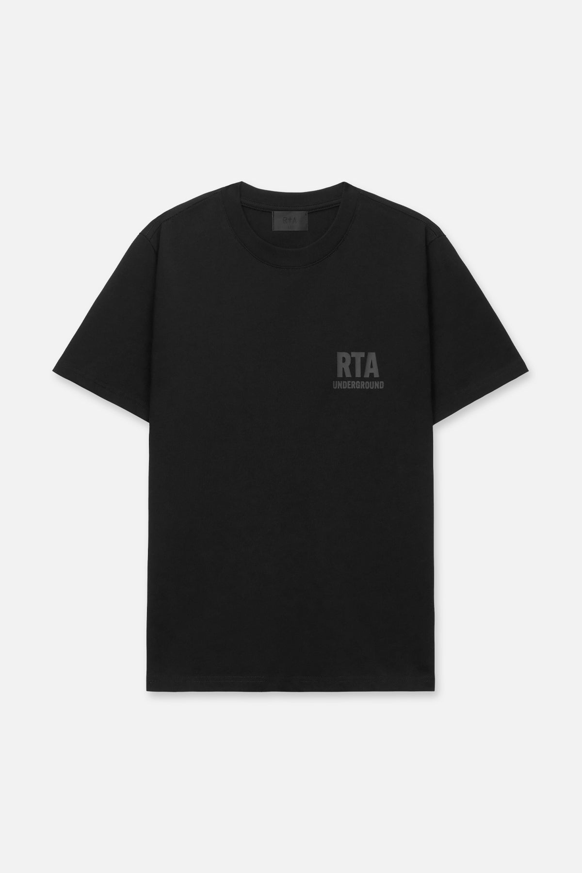 LIAM Short Sleeve T-Shirt for Men | Black Cotton Casual Tee | Ready to Assemble | Underground Streetwear Style | Perfect for Daily Wear, Gym & Street Fashion