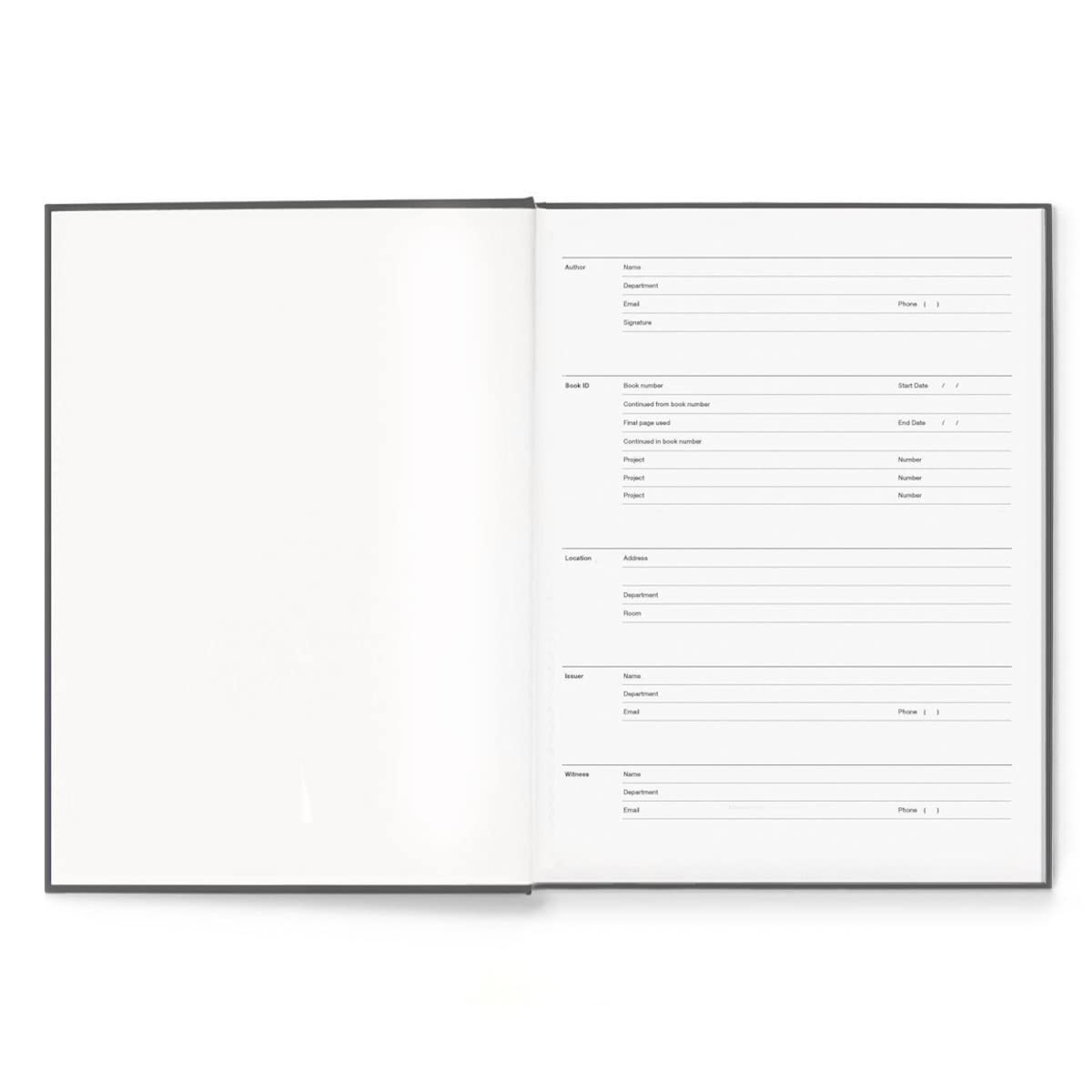 Premium E7-G Expanded Hardcover Lab Notebook - 9.25