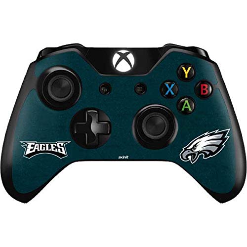 Officially Licensed NFL Philadelphia Eagles Distressed Gaming Skin for Xbox One Controller - Custom Decal Protection for Gamers | Perfect for Gaming Sessions, Tournaments & Eagles Fan Collections