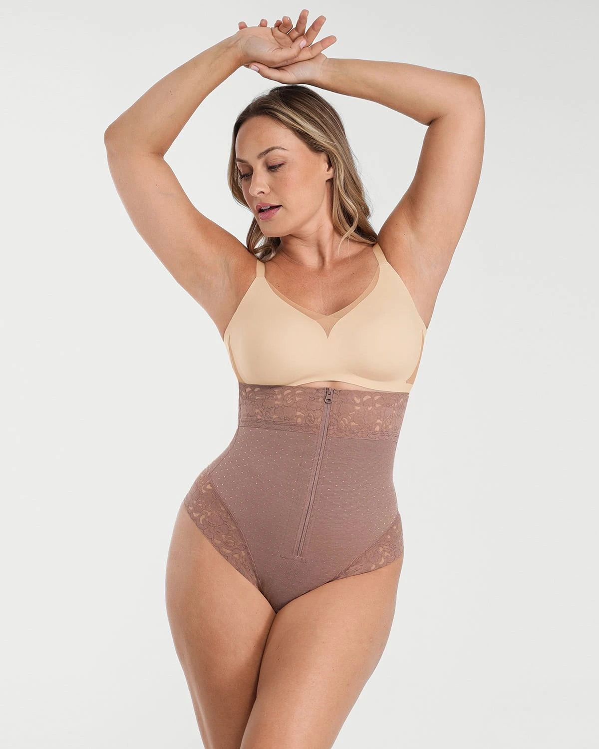 AirSlim® Mid Rise Polka Dot Shaping Panty - High Waist Tummy Control Underwear for Women | Perfect for Everyday Wear, Workouts & Special Occasions