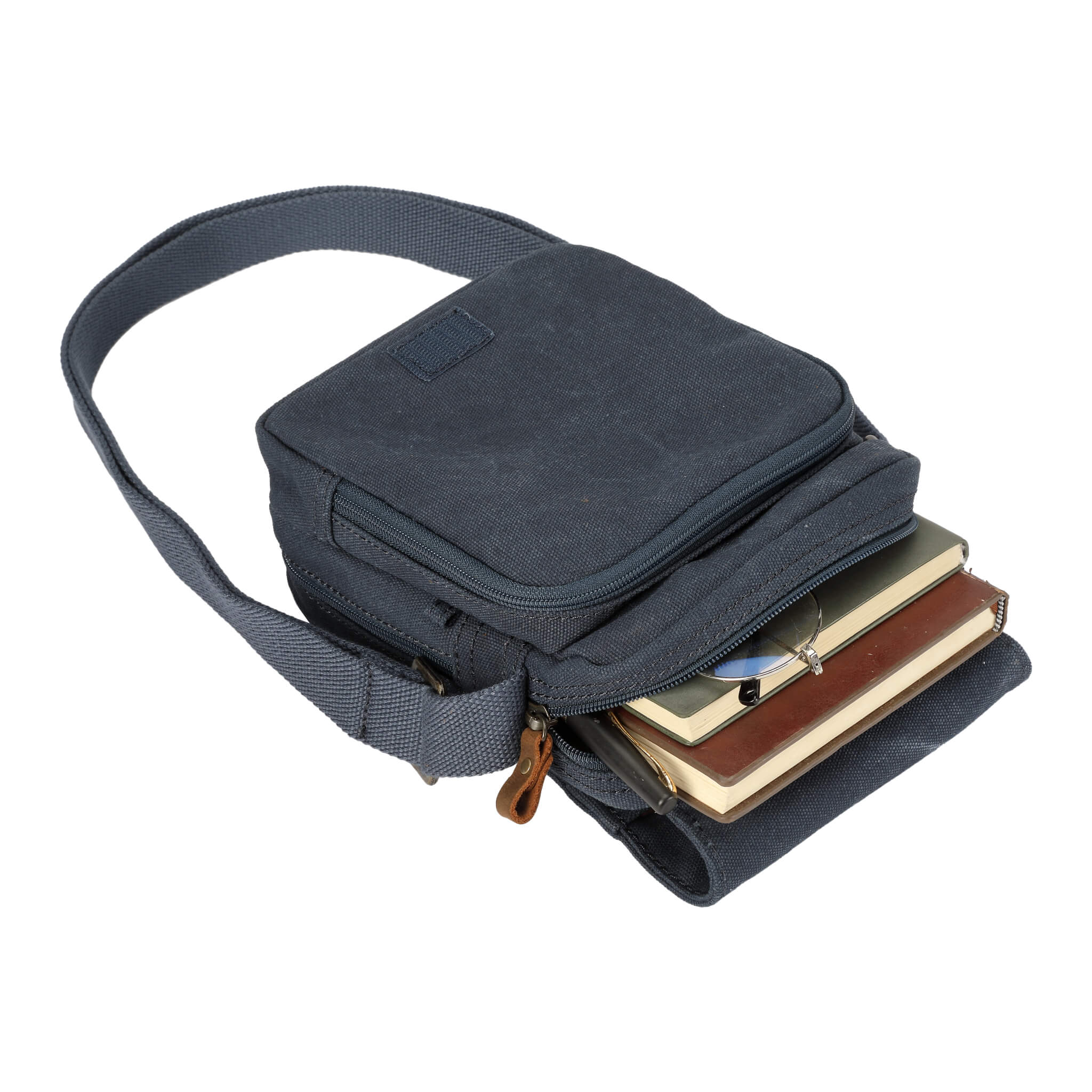 Troop London Classic Canvas Crossbody Bag for Men & Women - Stylish & Durable Messenger Bag for Travel, Work & Everyday Use