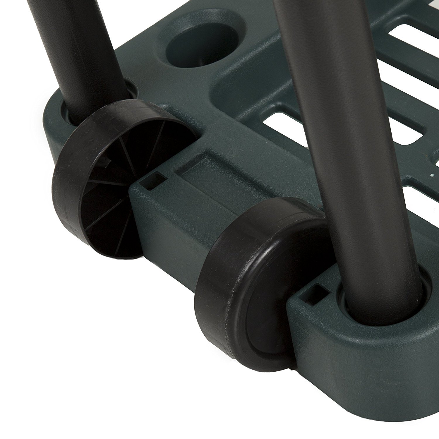 Stalwart Rolling Garden Tool Storage Rack Tower - Holds 40+ Tools | Perfect for Garage, Shed & Outdoor Organization
